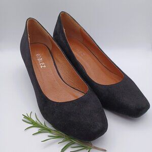 Noblez Ballet-Toe Wedge Heels